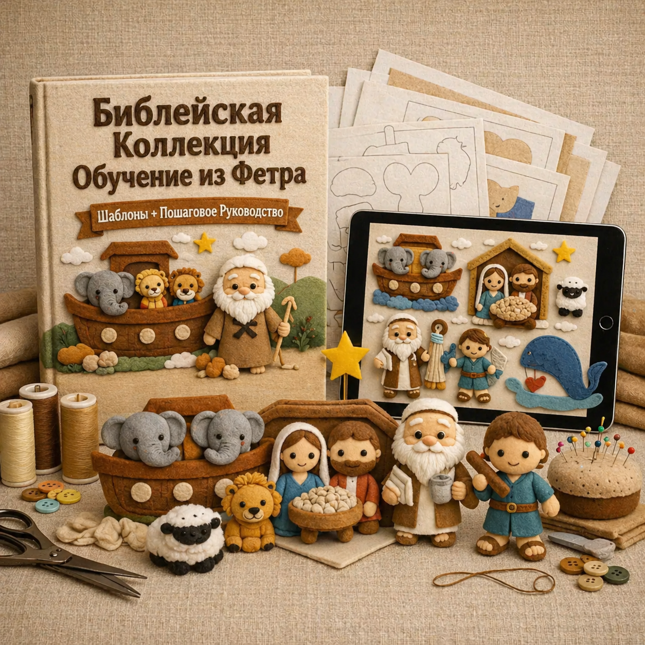 Библейская образовательная коллекция из фетра