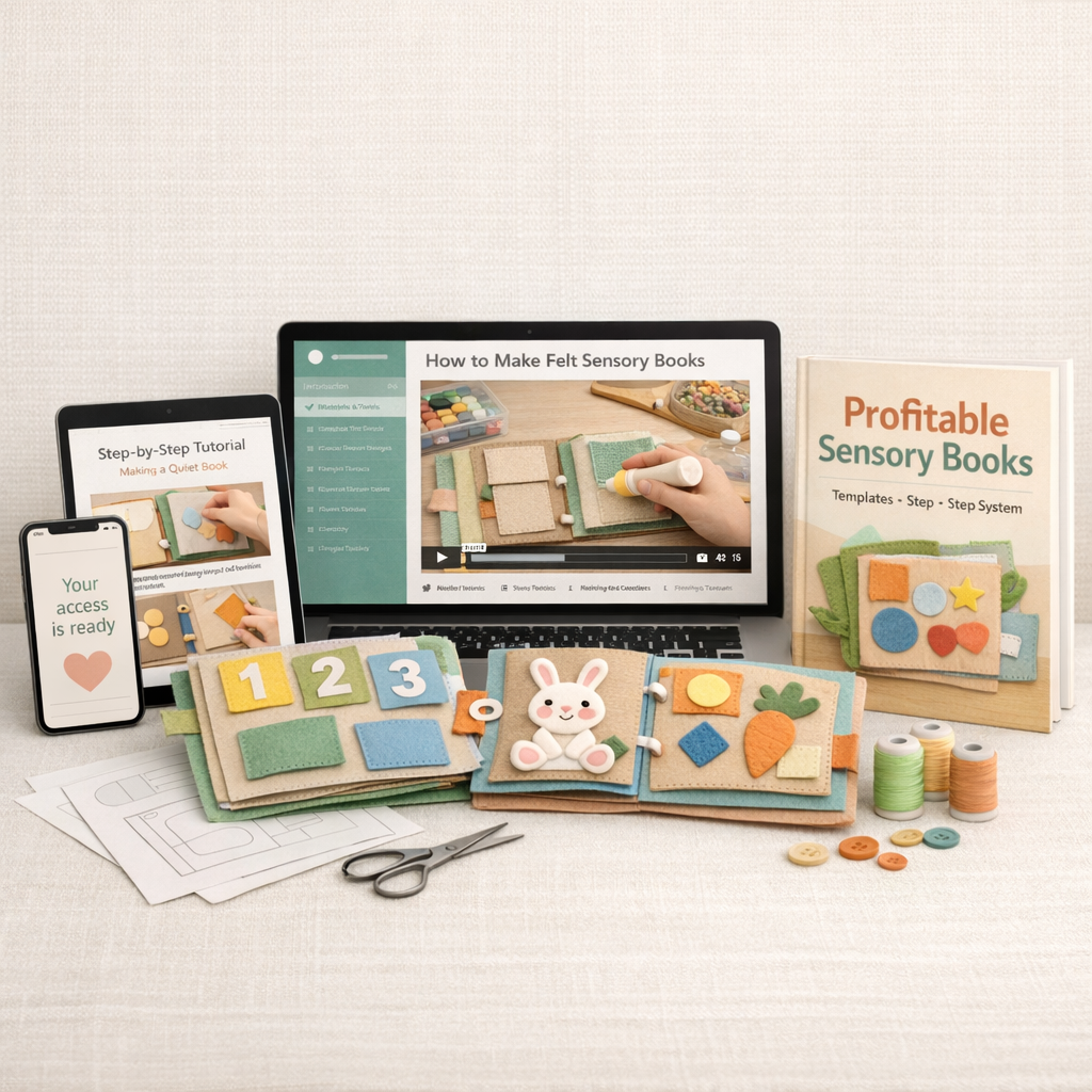 Profitable Sensory Books Pack + 6 PREMIUM GIFTS 🎁