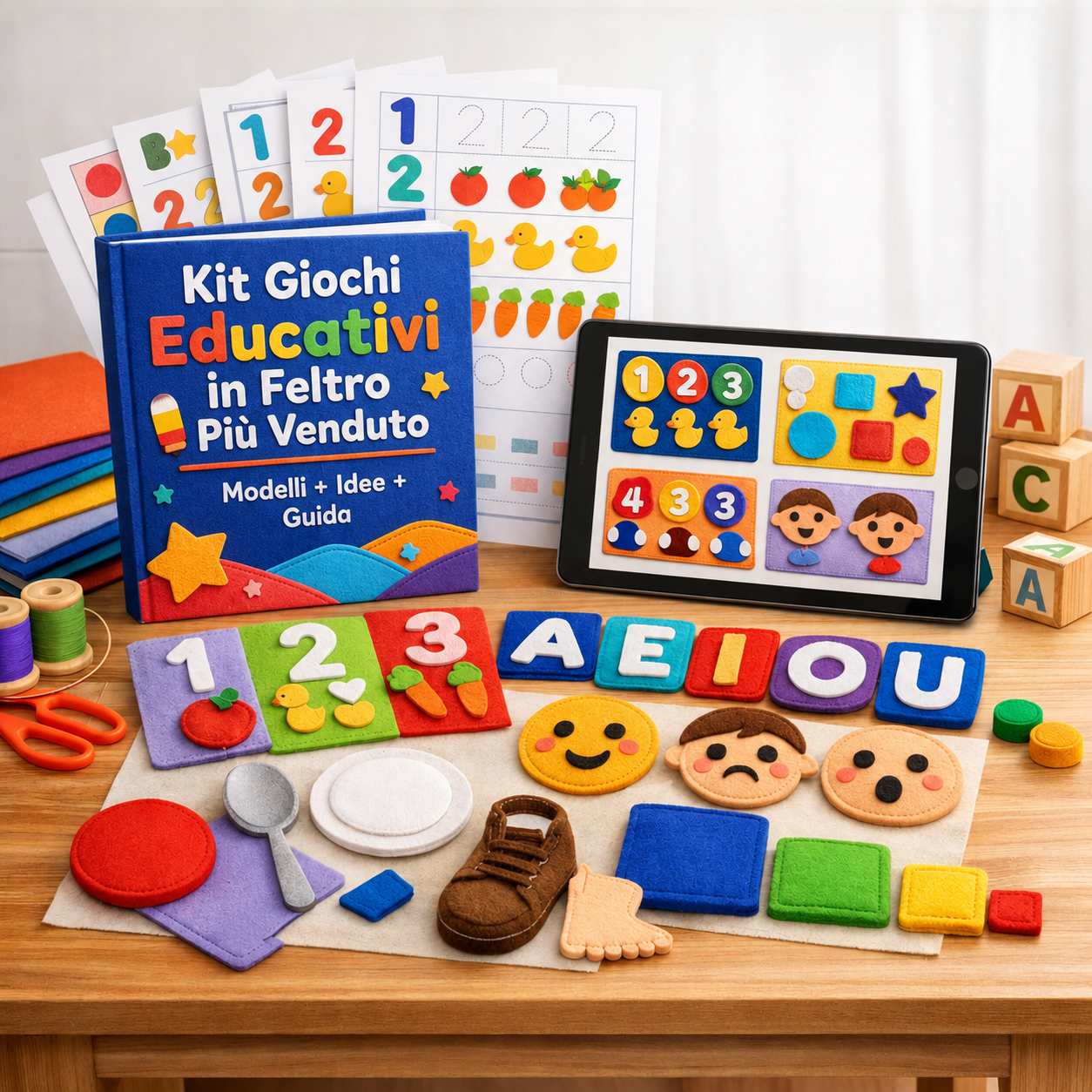 Kit Giochi Educativi in Feltro Più Venduto
